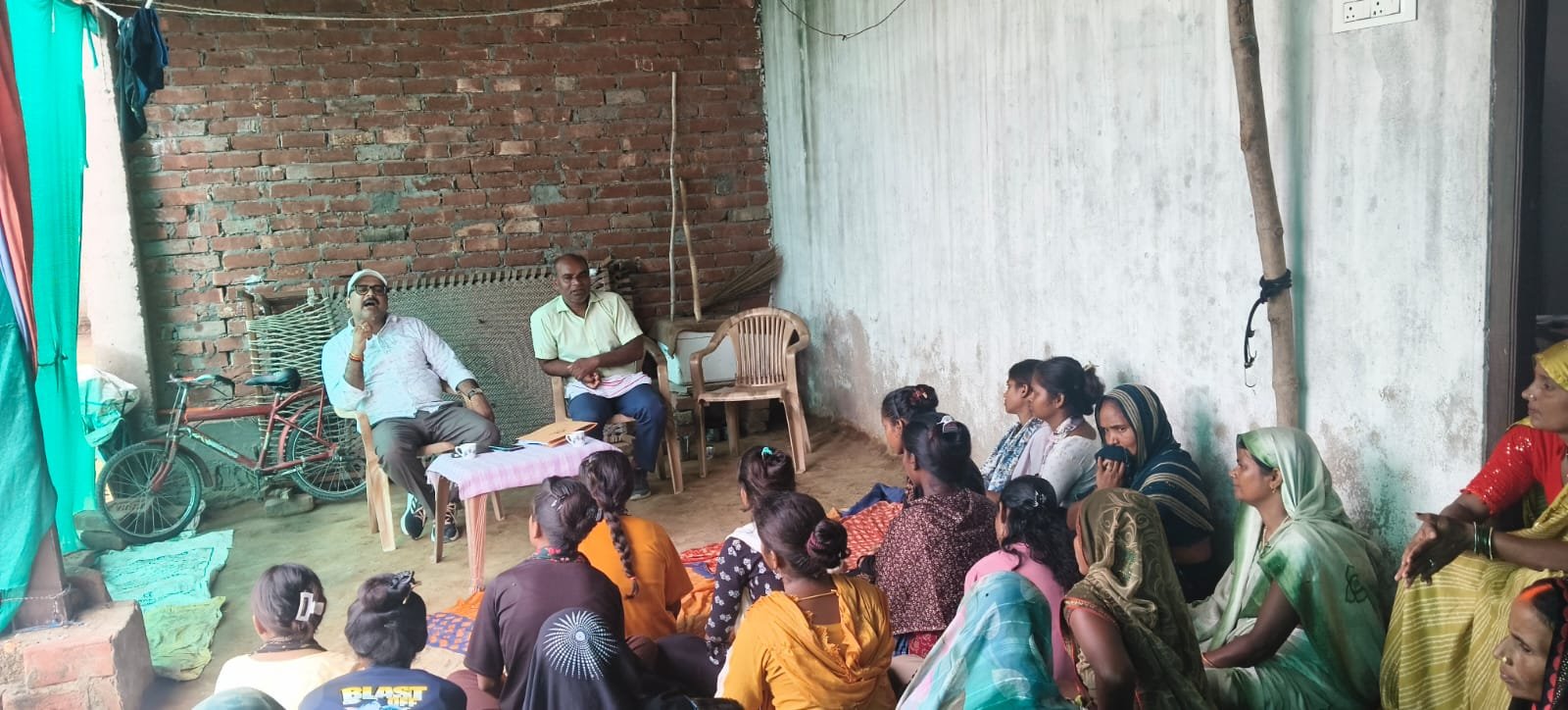 Weekly Community Meeting at Tofapur Centre